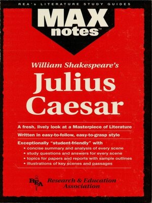 cover image of Julius Caesar (MAXNotes Literature Guides)